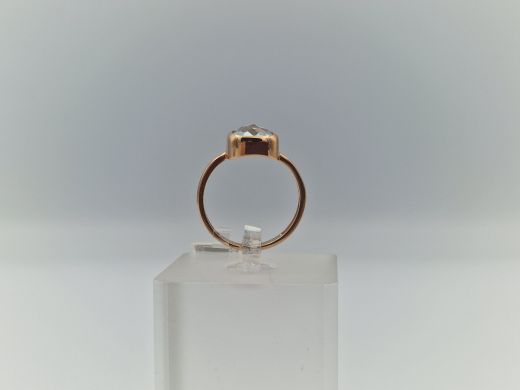 Zelta gredzens ar ametistu, 2.31 g, izm. 17.5