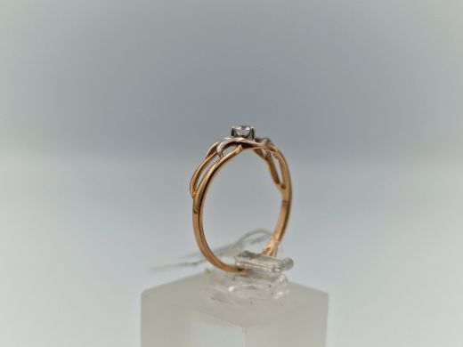 Zelta gredzens, 1.53 g, izm. 17.5