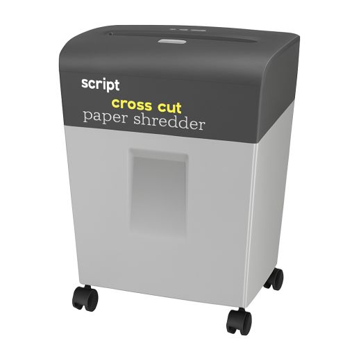 Script Cross Cut Paper Shredder