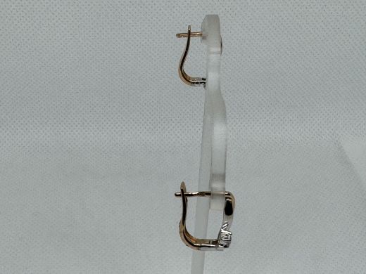 Zelta auskari ar cirkoniju, 2.81 g