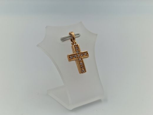 Золотой кулон с цирконом, 1.88 г