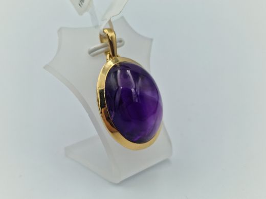 Zelta kulons ar ametistu, 11.68 g