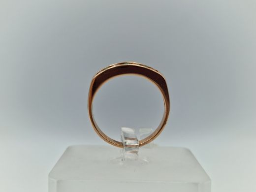 Zelta gredzens ar cirkoniju, 2.17 g, izm. 16.5