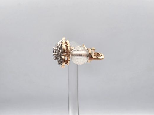 Zelta auskari ar cirkoniju, 1.64 g