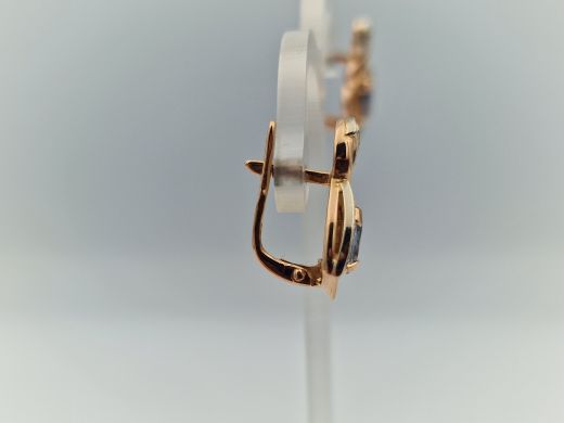 Zelta auskari ar cirkoniju, 5.17 g