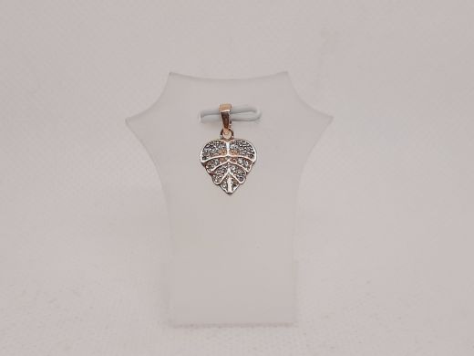 Zelta kulons ar cirkoniju, 0.98 g