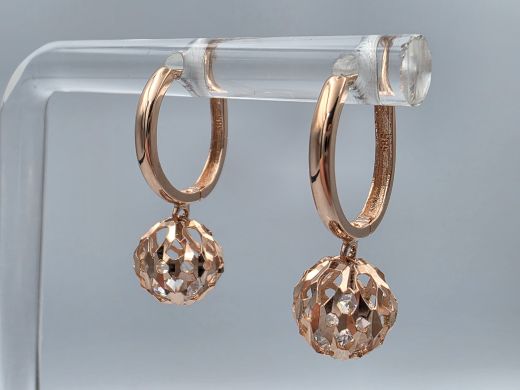 Золотые серьги, 1.87 г