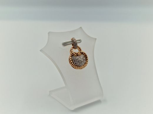 Золотой кулон с бриллиантом, 2.11 г