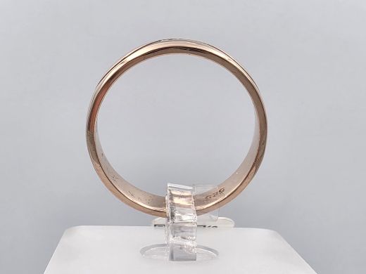 Gold ring with zircon, 4.96 g, size 20