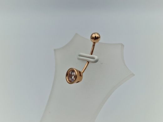 Zelta kulons ar cirkoniju, 1.18 g