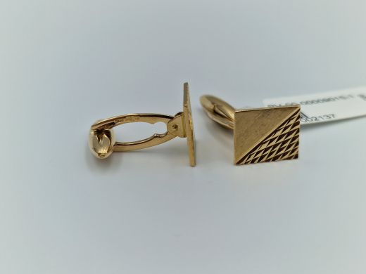 Gold cufflinks, 6.99 g