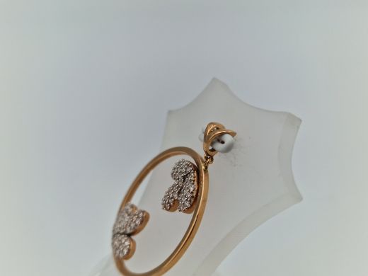 Zelta kulons ar cirkoniju, 2.14 g