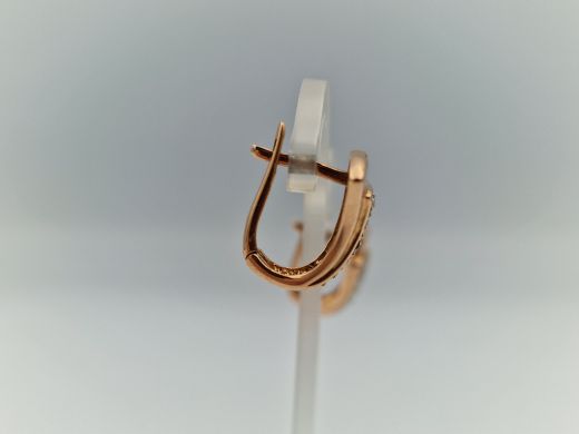 Zelta auskari ar cirkoniju, 5.73 g