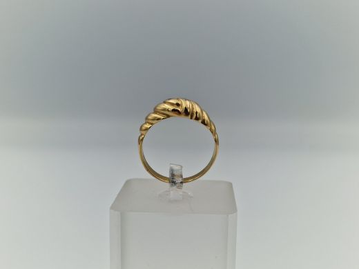 Zelta gredzens ar cirkoniju, 3.45 g, izm. 18.7