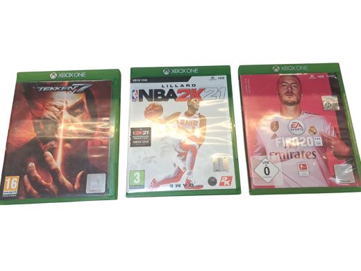 Tekken 7, Fifa 20, NBA 2K21 XBOX