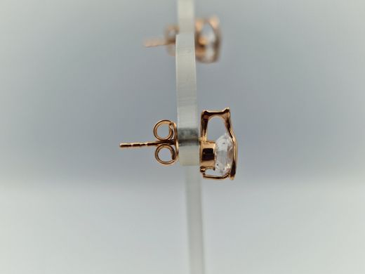 Zelta auskari ar cirkoniju, 1.87 g