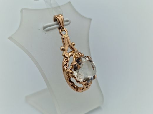 Zelta kulons ar cirkoniju, 3.38 g