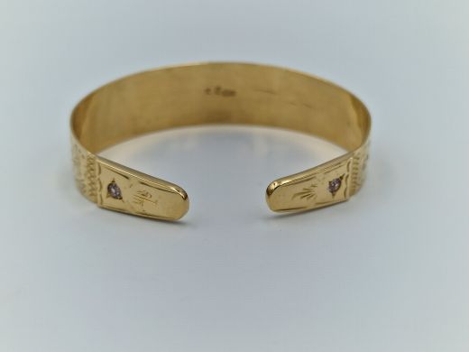 Gold bracelet with coral, 27.18 g