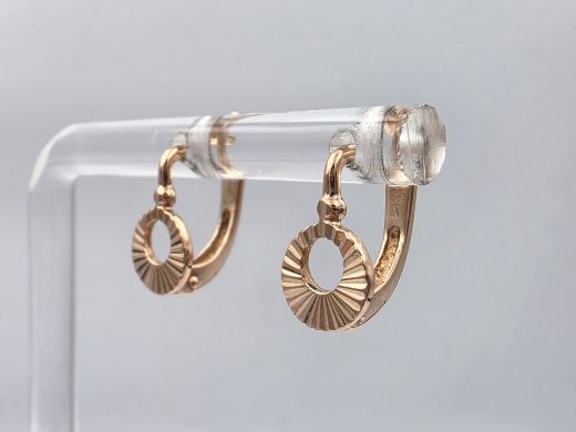 Золотые серьги, 1.91 г