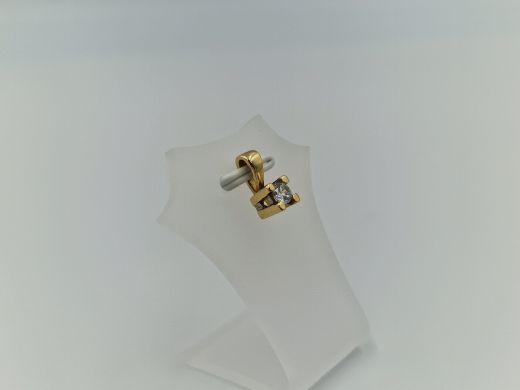 Zelta kulons ar cirkoniju, 1.47 g