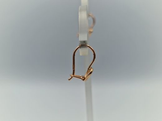 Zelta auskari ar cirkoniju, 0.99 g