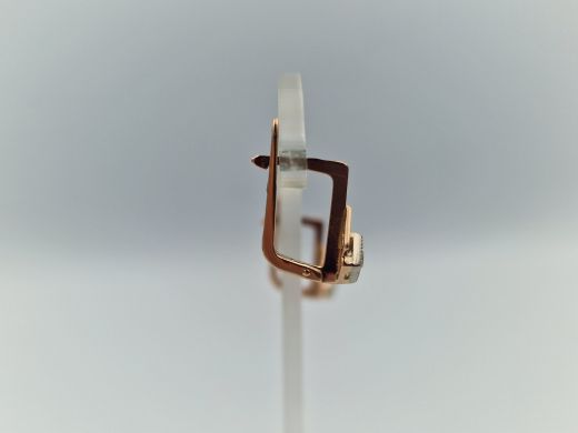 Zelta auskari ar cirkoniju, 2.61 g