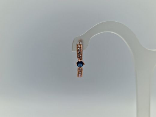 Zelta auskari ar cirkoniju, 1.24 g