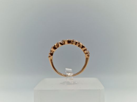 Zelta gredzens ar cirkoniju, 1.97 g, izm. 16.5