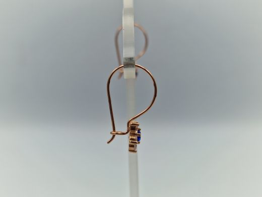 Zelta auskari ar cirkoniju, 1.46 g