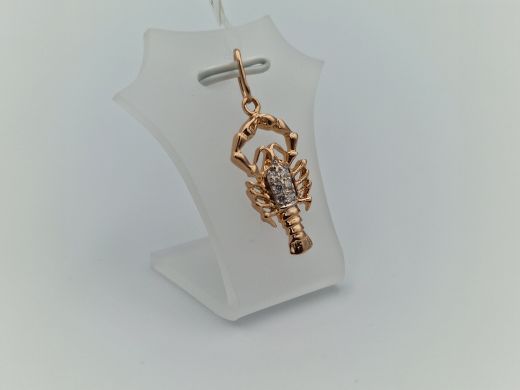 Zelta kulons ar cirkoniju, 2.05 g