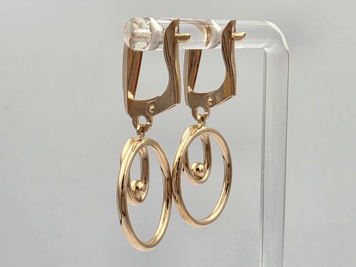 Золотые серьги, 2.89 г