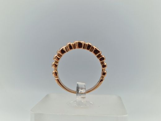 Zelta gredzens ar cirkoniju, 2.54 g, izm. 15.8