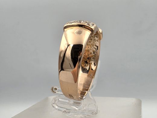Gold ring, 3.72 g, size 17.5