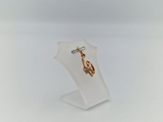 Zelta kulons ar cirkoniju, 1.15 g