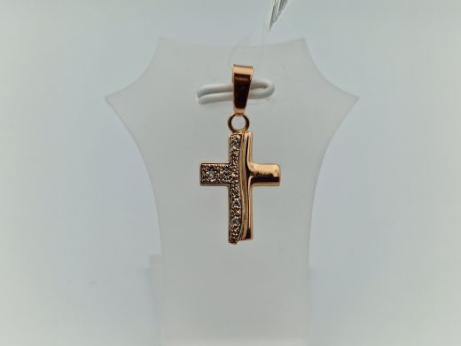 Золотой кулон с цирконом, 1.16 г