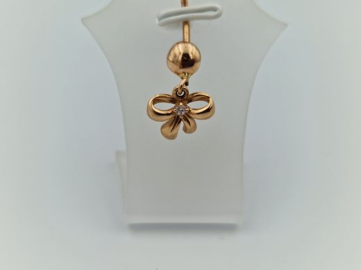 Zelta kulons ar cirkoniju, 1.76 g