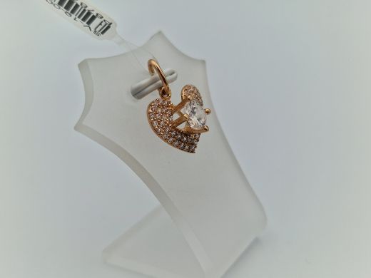 Zelta kulons ar cirkoniju, 1.68 g