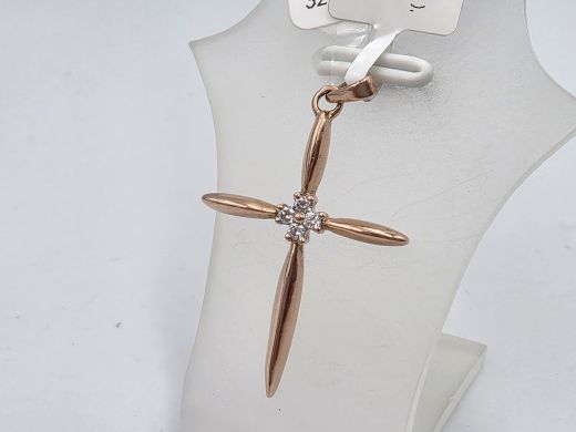 Золотой кулон с бриллиантом, 1.74 г