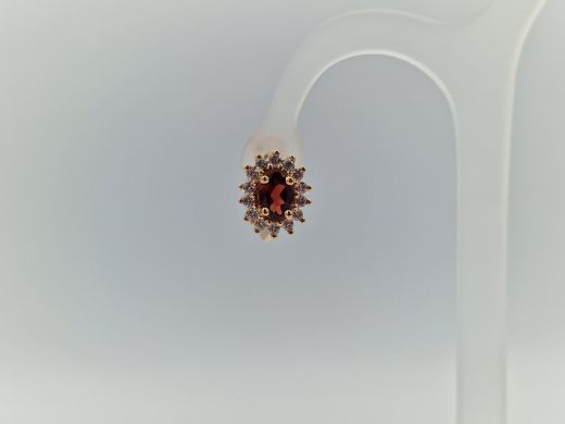 Zelta auskari ar cirkoniju, 5.12 g