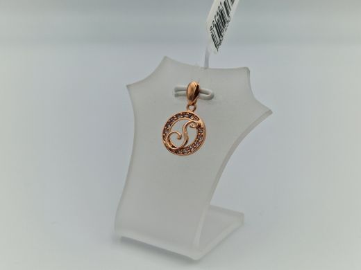 Zelta kulons ar cirkoniju, 0.79 g