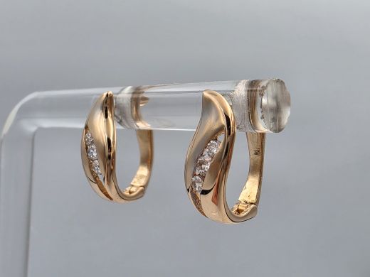 Золотые серьги, 1.88 г