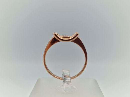 Золотое кольцо с цирконом, 1.8 г, разм. 18