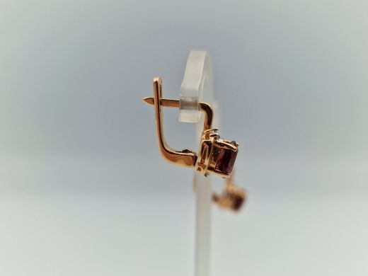 Zelta auskari ar cirkoniju, 3.04 g