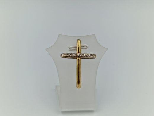 Золотой кулон с цирконом, 2.79 г