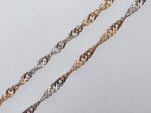 Zelta ķēdīte, 3.46 g, izm. 45 cm
