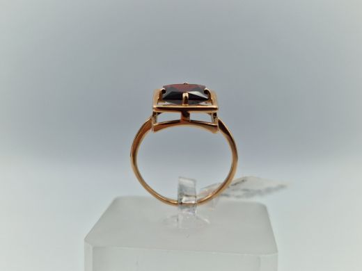 Zelta gredzens ar cirkoniju, 2.49 g, izm. 17