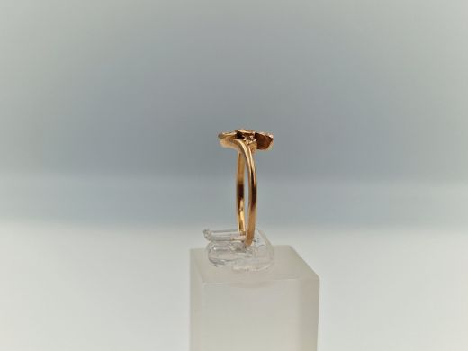 Zelta gredzens ar cirkoniju, 1.97 g, izm. 17