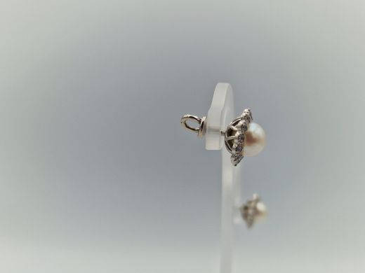 Zelta auskari ar cirkoniju, 4.55 g