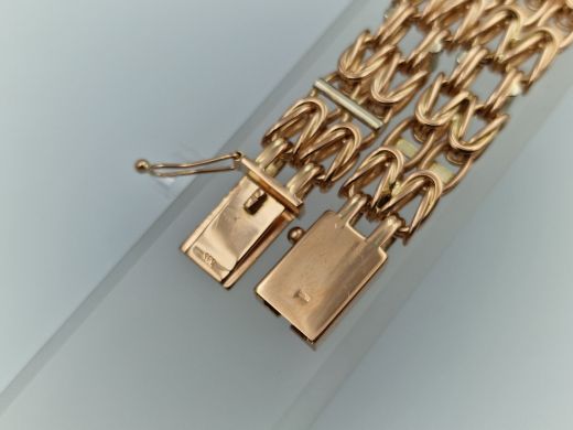 Zelta rokassprādze, 49.38 g, izm. 24