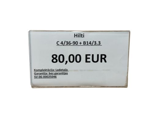 Hilti C 4/36-90 + B14/3.3